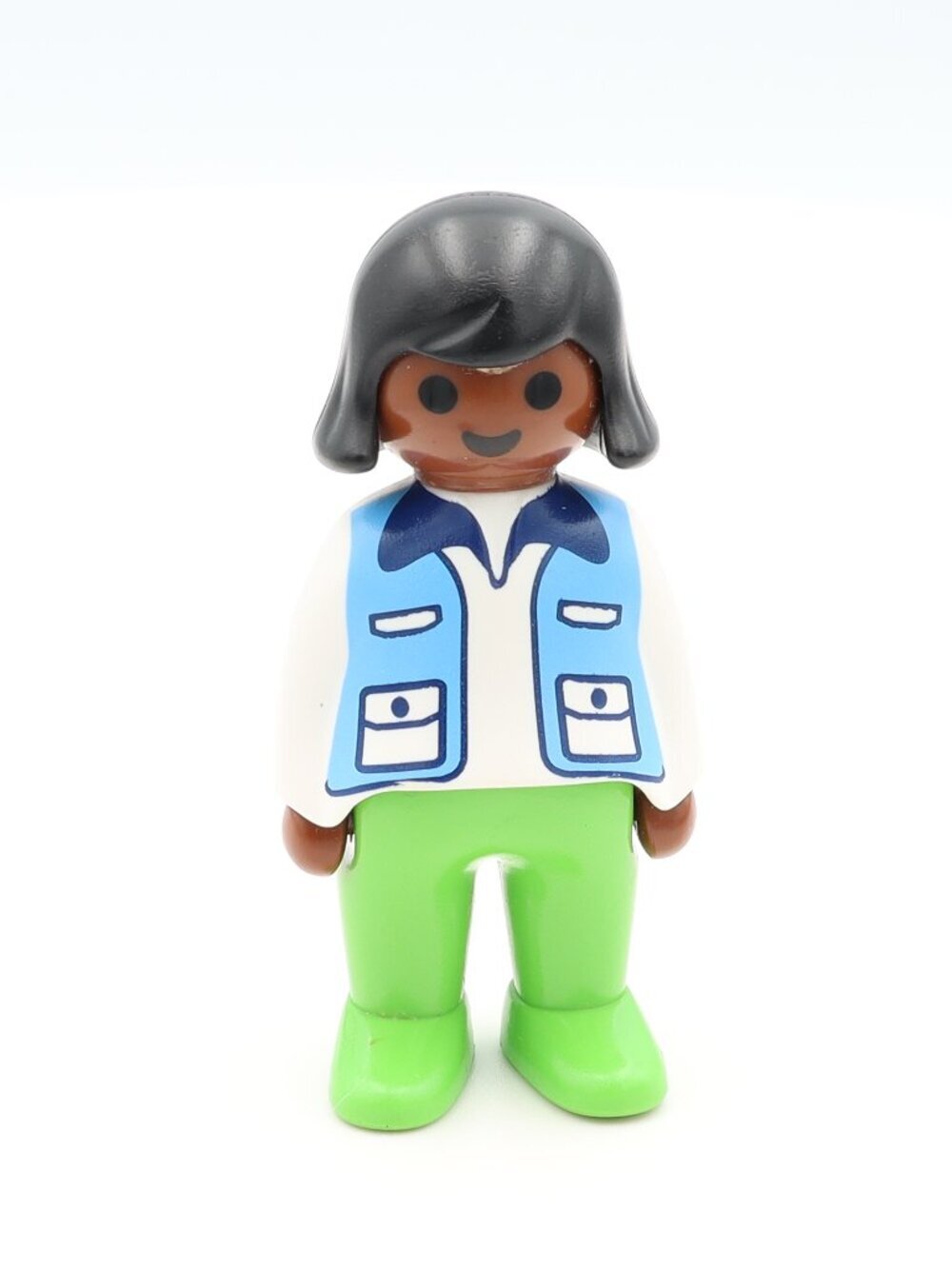1990 Vintage Playmobil Geobra 123 African American Doctor figurine
